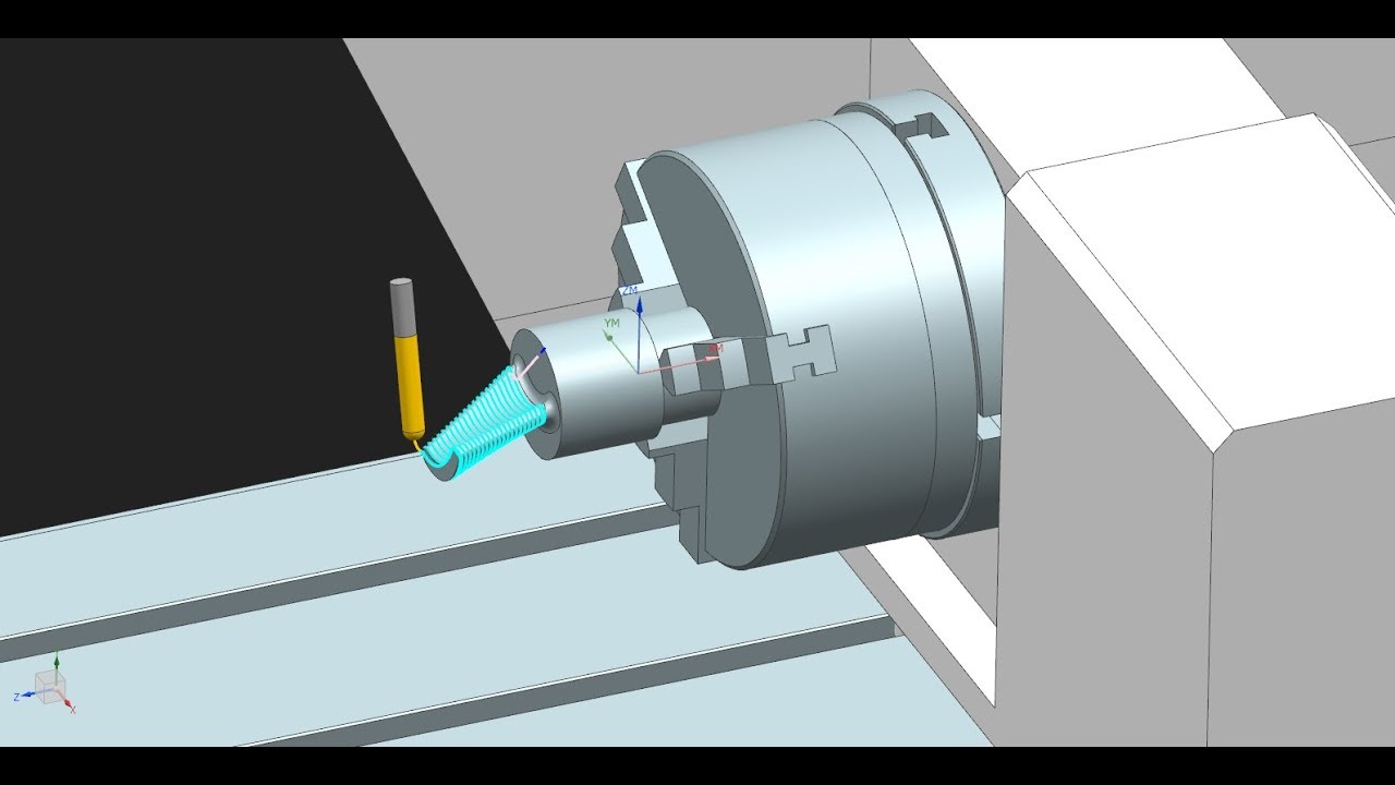 NX CAM 4 axis streamline