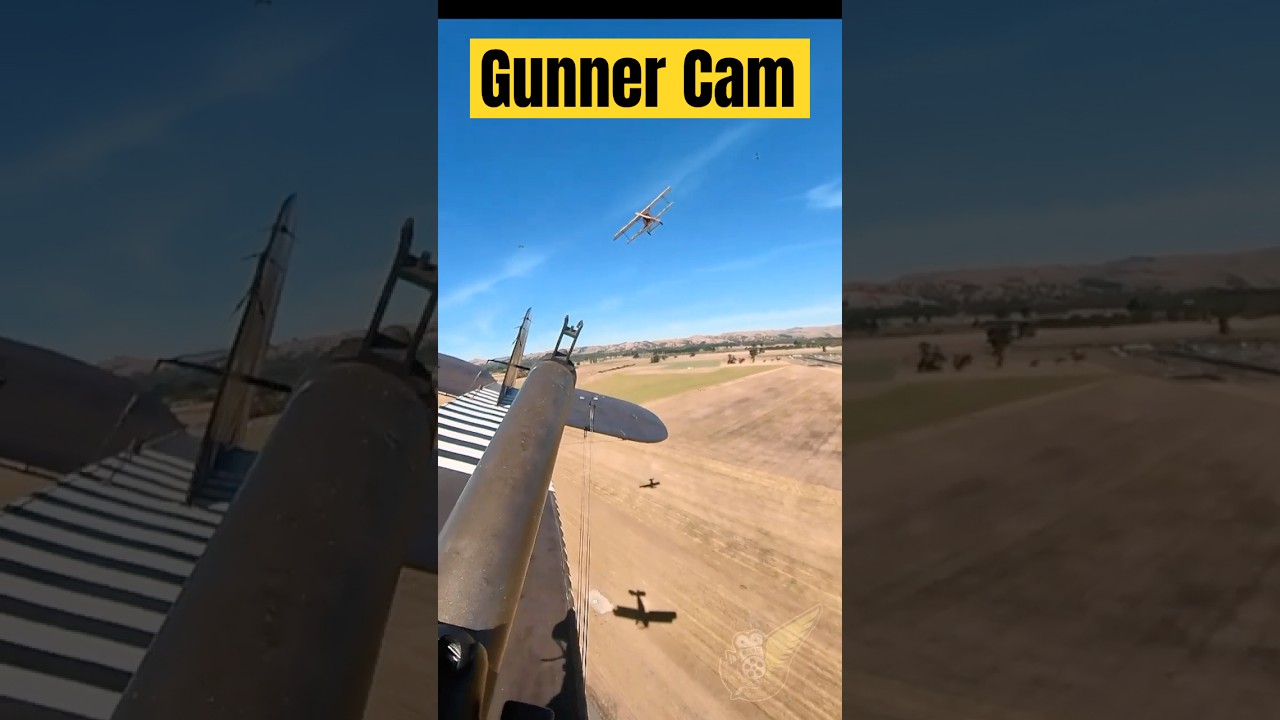 WW1 Gun Cam Footage From Bristol Fighter