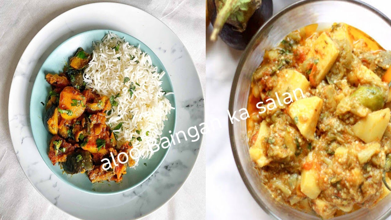Aloo Baingan ka salan majedar