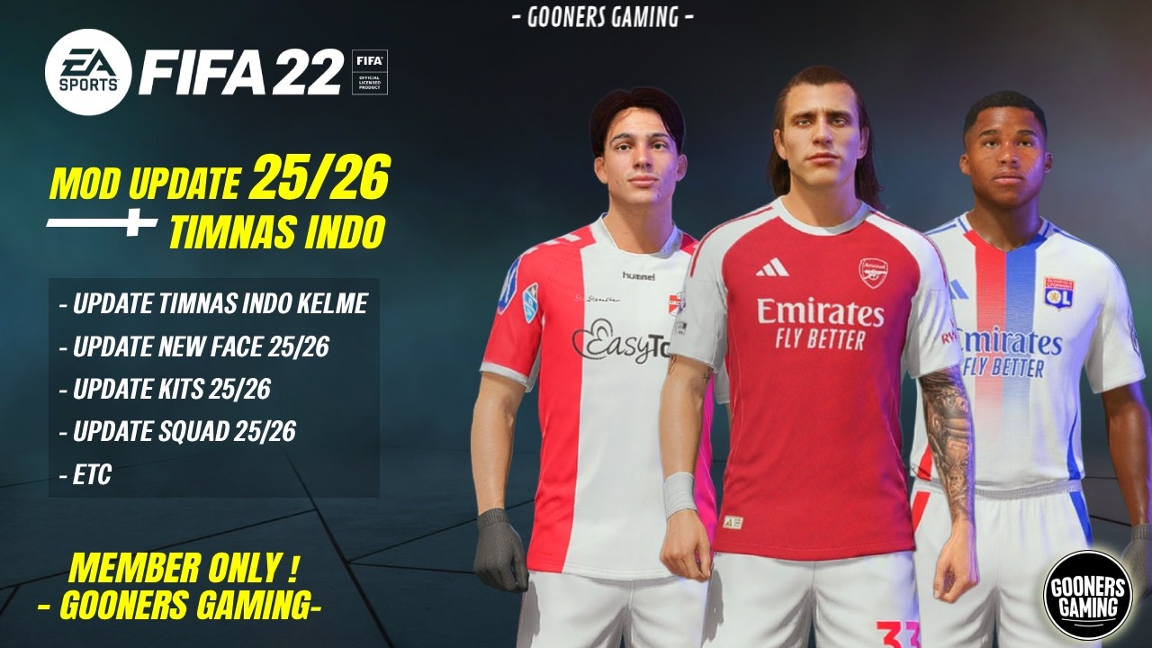 Обновление модпака FIFA 22 сезона 25/26 + сборная Индонезии - только для участников!