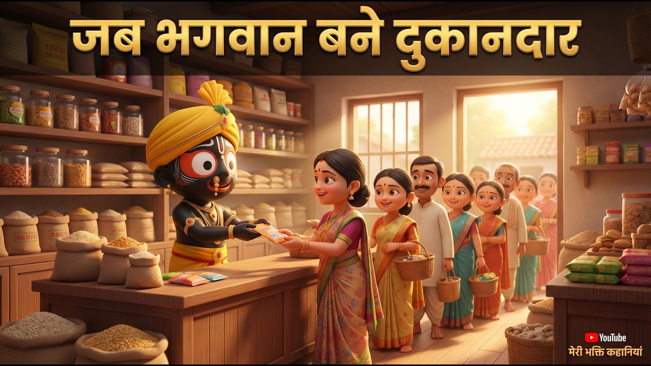 जब भगवान जगन्नाथ खुद बने दुकानदार! ✨ एक भक्त की अटूट श्रद्धा की कहानी!