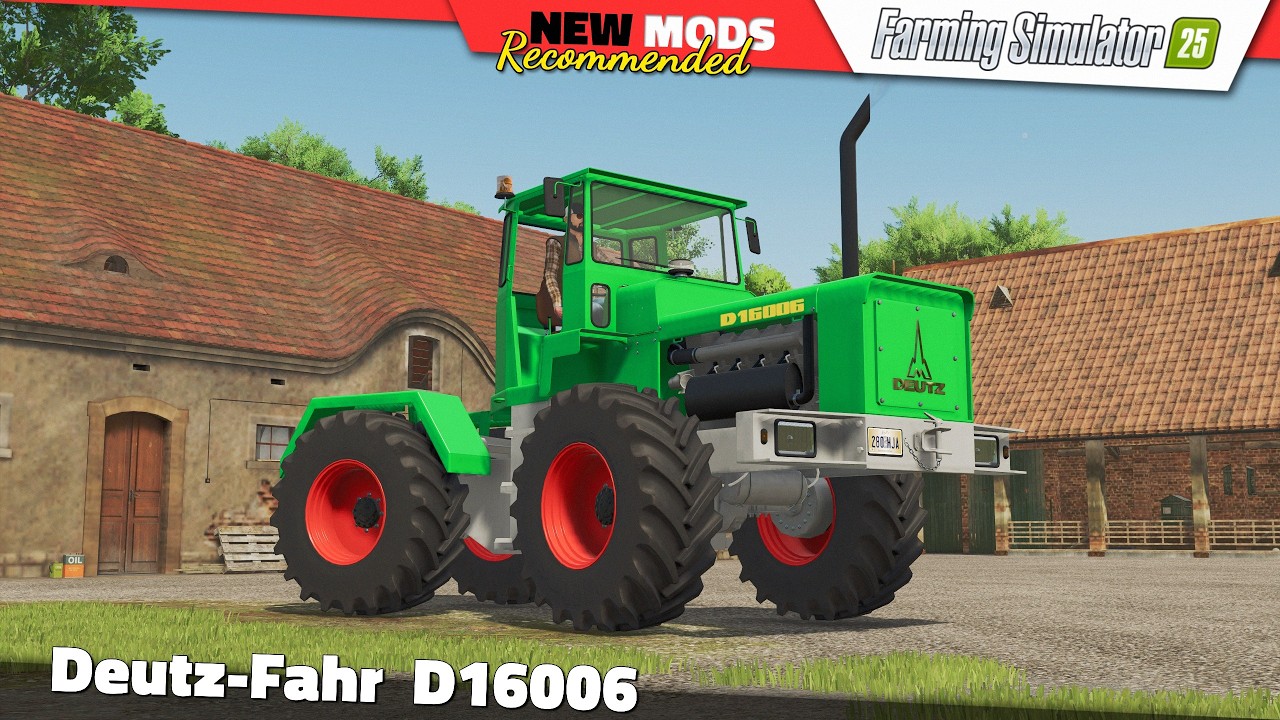 FS25 | Deutz-Fahr D16006 - Farming Simulator 25 Mods Review QHD