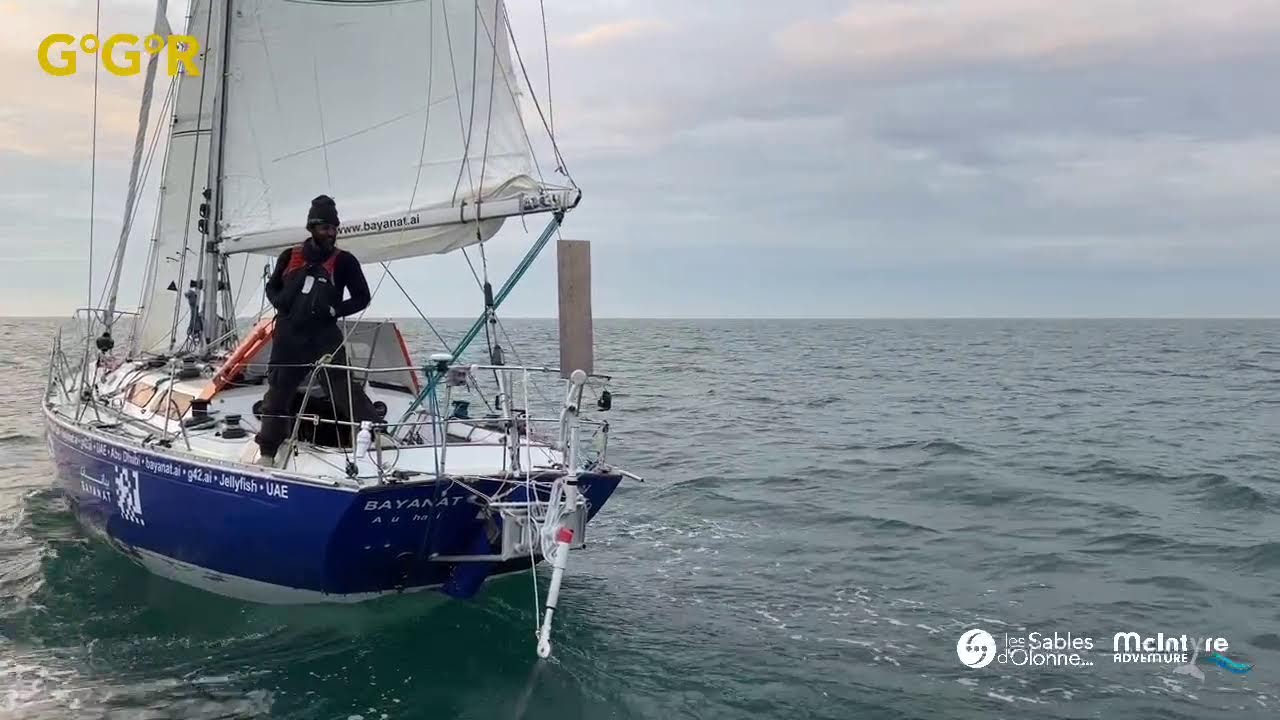 #GGR2022 came 2nd in the race, Abhilash Tomy (43) / India / Rustler 36 - 