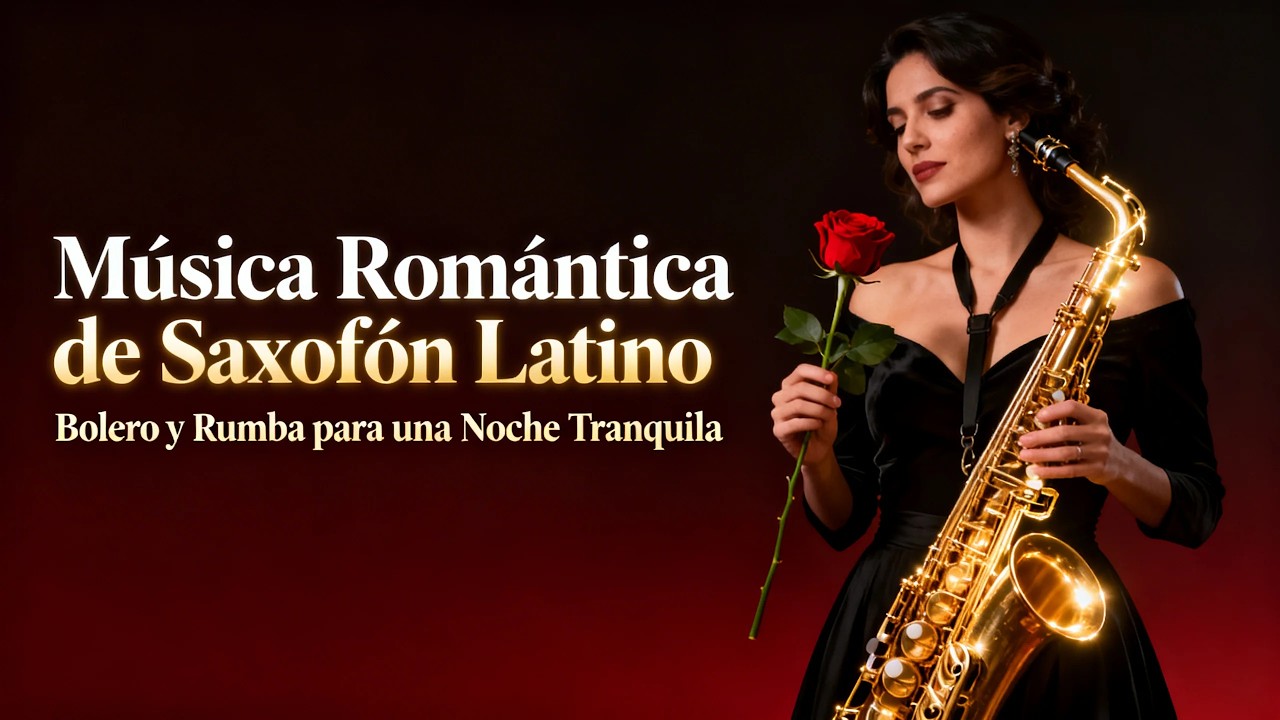 Música Romántica de Saxofón Latino | Bolero y Rumba para una Noche Tranquila
