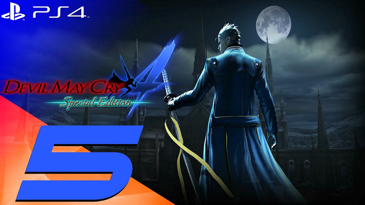 Devil May Cry 4 Special Edition - Vergil Walkthrough Part 5 - Forest & Echidna [1080p 60fps]