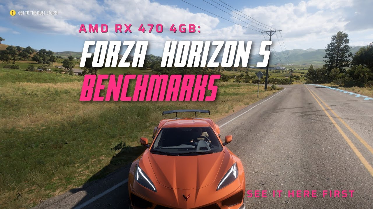 RX 470 4GB | Forza Horizon 5 - 1080p Benchmarks All Settings