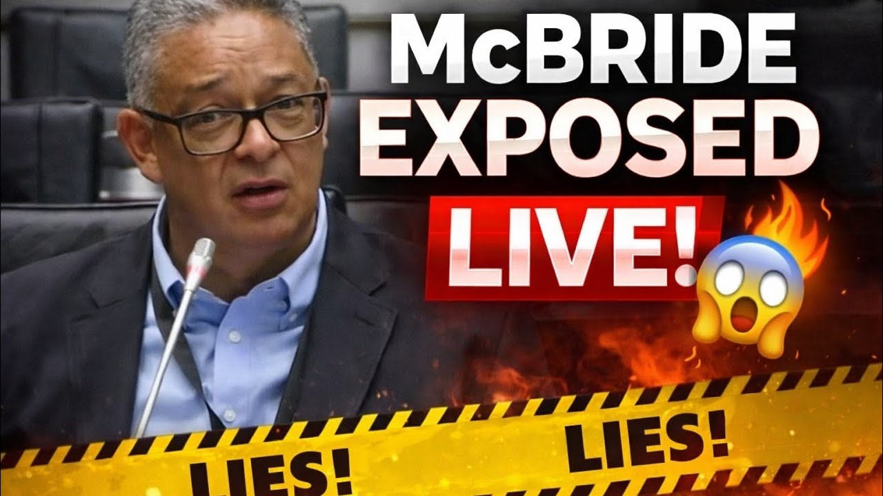 ROBERT MCBRIDE LIES TO PARLIAMENT!😭