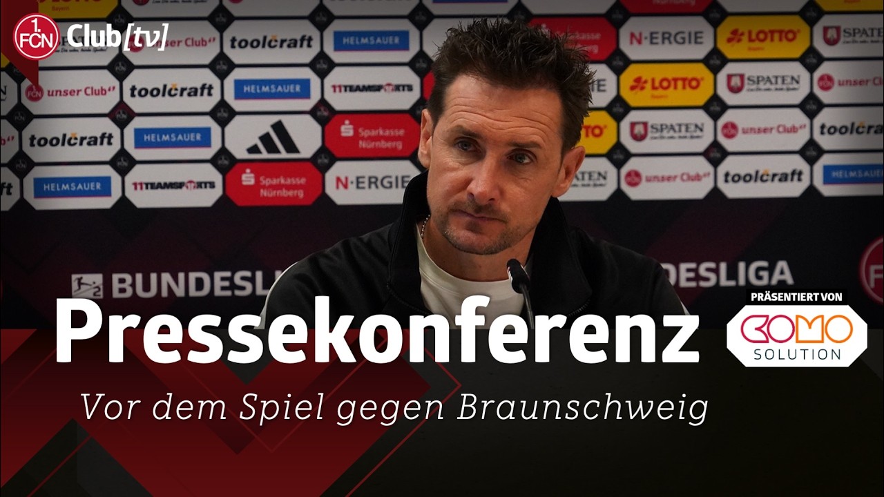 RE-LIVE: Die PK mit Miro Klose vor dem Spiel gegen Braunschweig