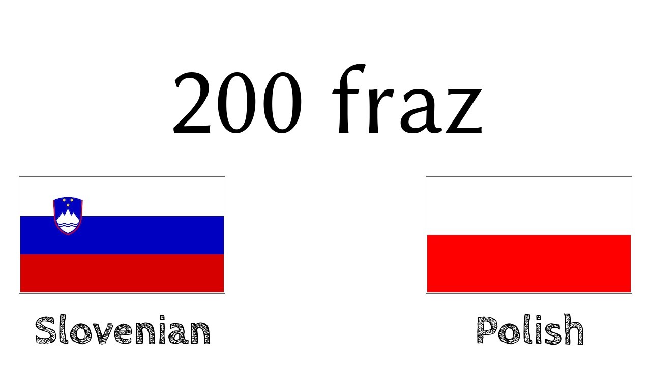 200 fraz - Słoweński - Polski