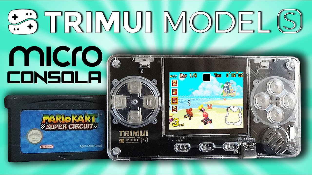 TRIMUI MODEL-S UNA GBA MICRO MODERNA Y MUCHO MÁS!