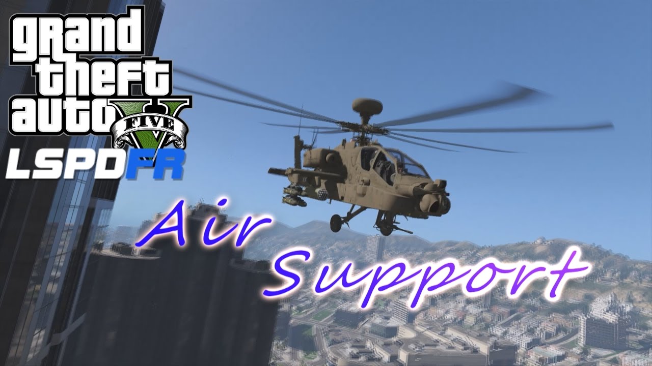 GTA5 警察模組 LSPDFR 空中支援 -ep18