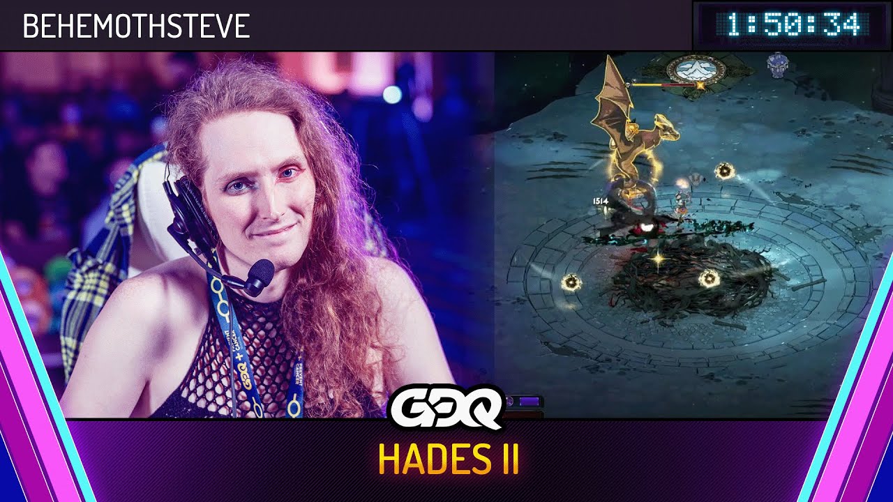 Hades II by BehemothSteve in 1:50:34 - Awesome Games Done Quick 2026