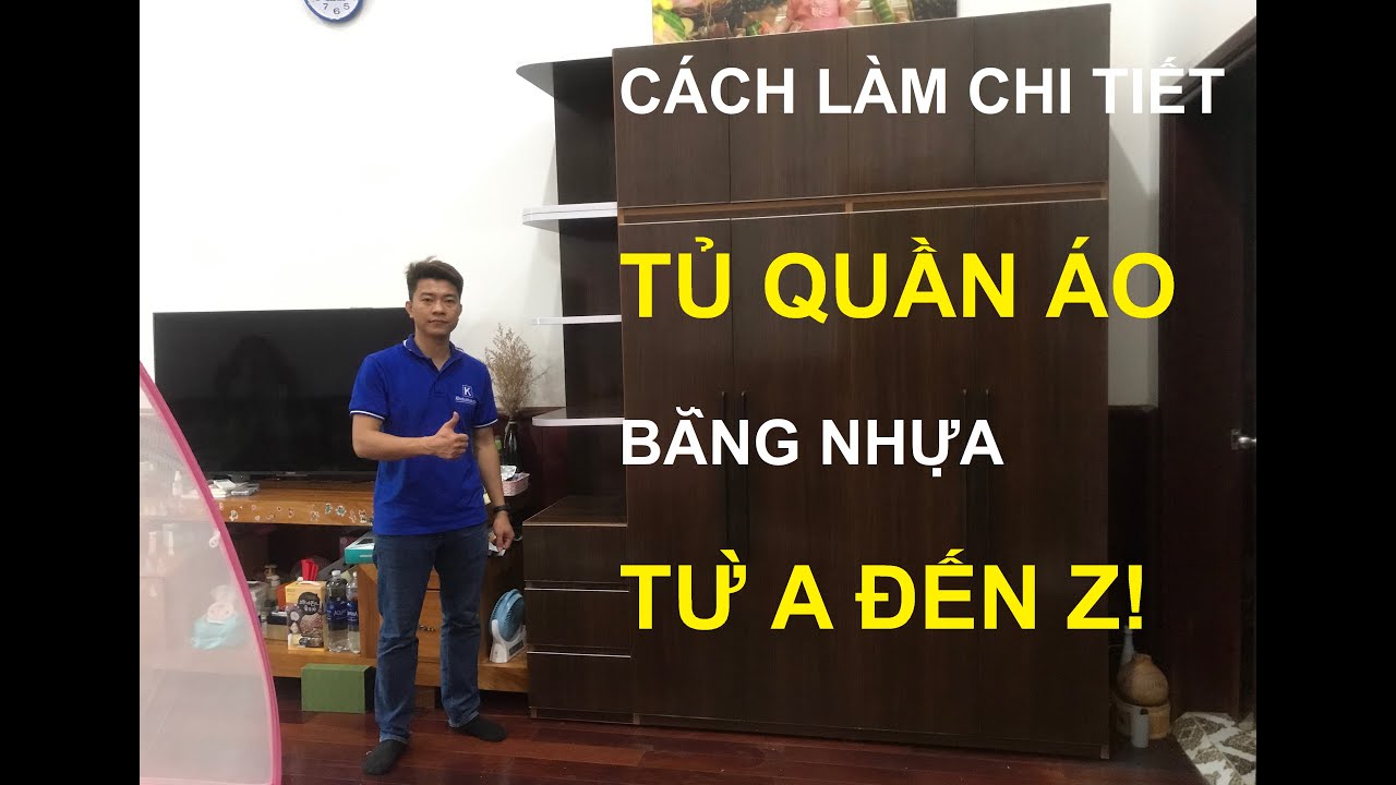 Cách làm tủ quần áo bằng nhựa