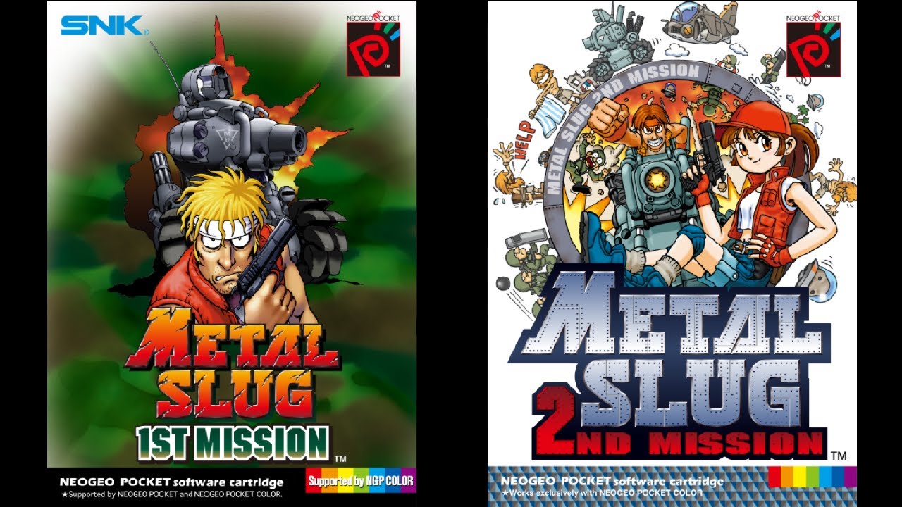 Jugando: Metal Slug 1st Mission / Metal Slug 2nd Mission.