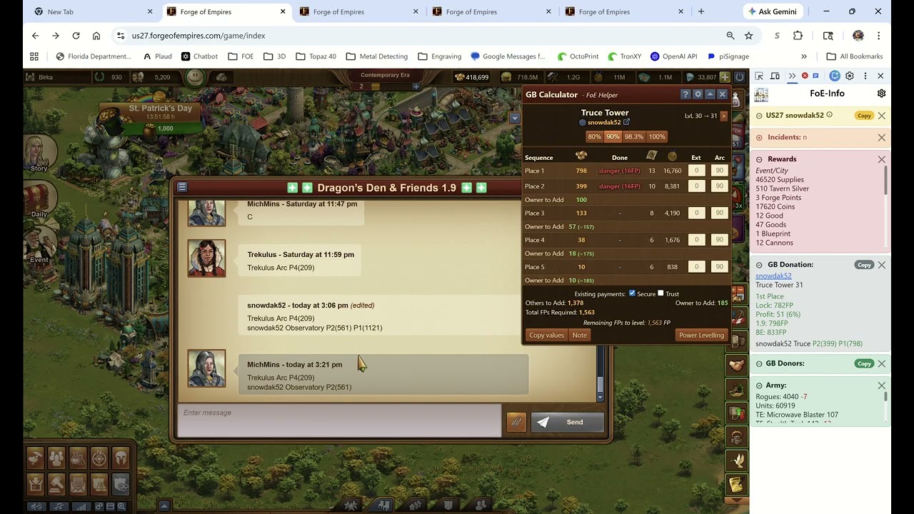 Forge of Empires   Using FOE Helper to post in the 1.9 thread