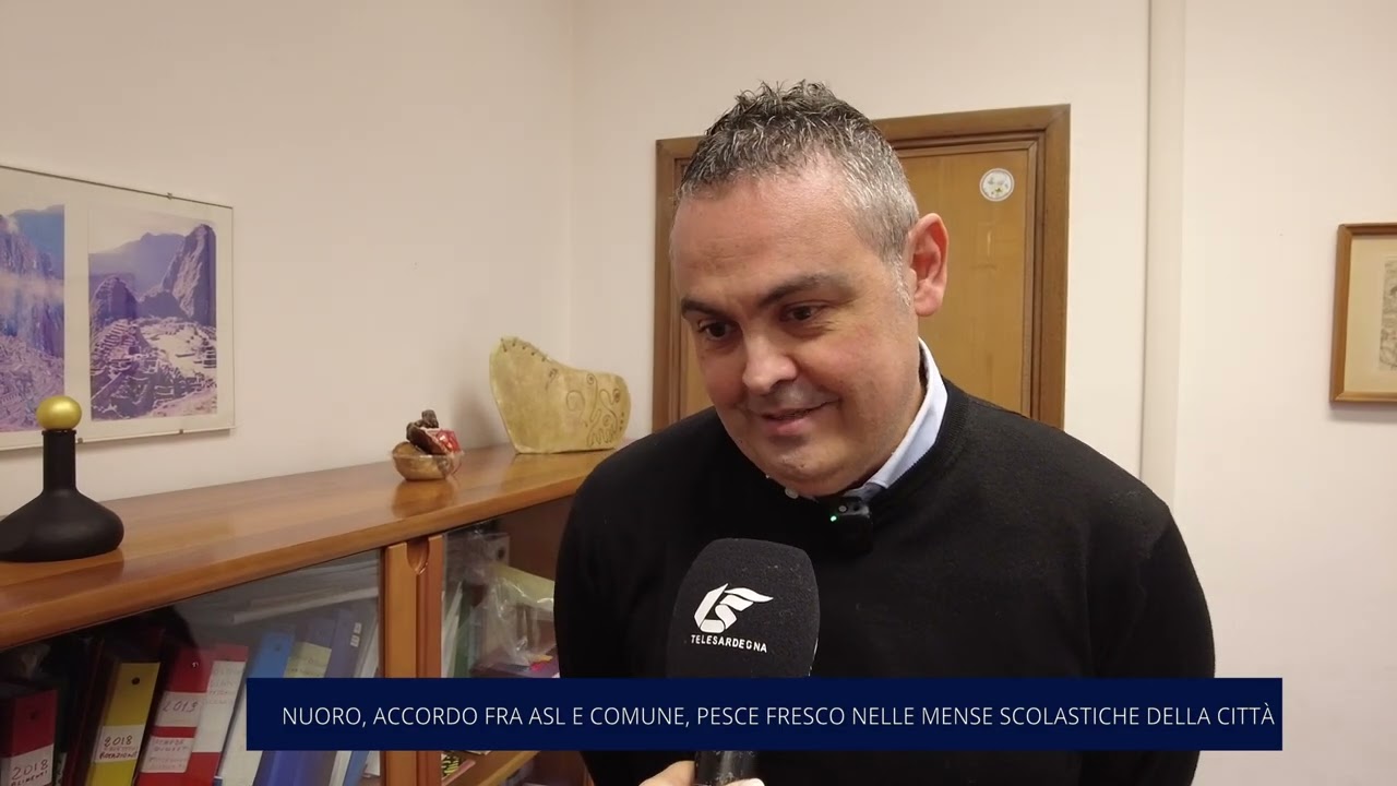 Nuoro, accordo fra ASL e Comune, pesce fresco nelle mense scolastiche della città