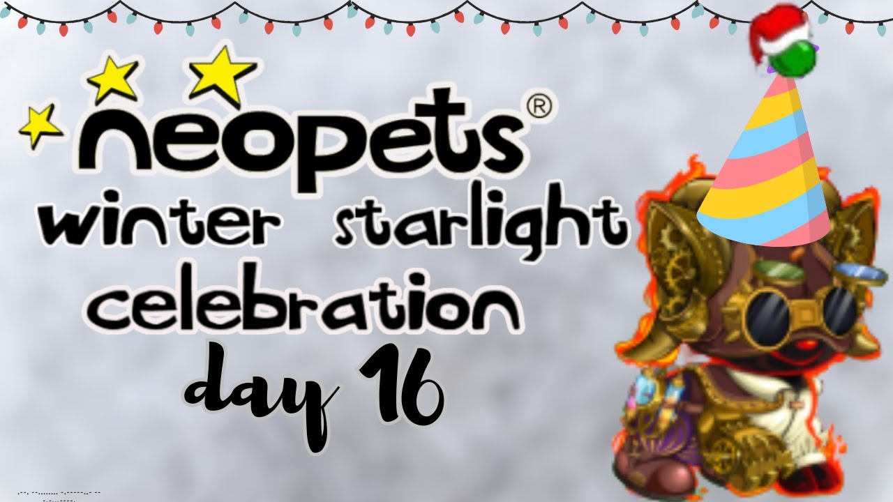 i gave birth to triplets today | Neopets Winter Starlight Celebration Day 16
