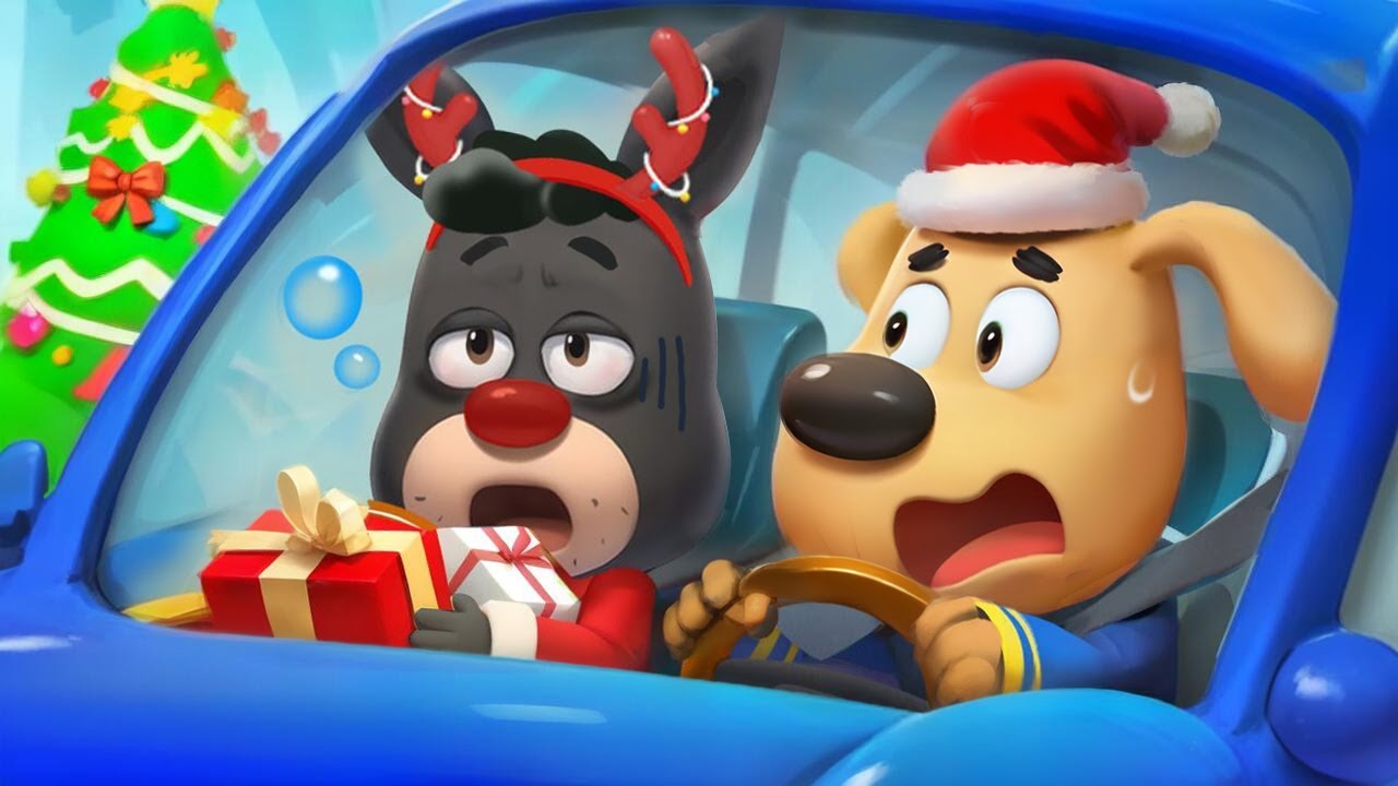 Don't Stay Up Late on Christmas | Funny Kids Adventure | Sheriff Labrador | BabyBus TV