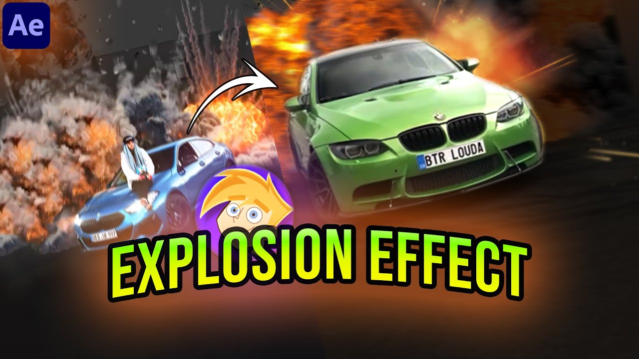 Эффект взрыва от Jry Media в After Effects