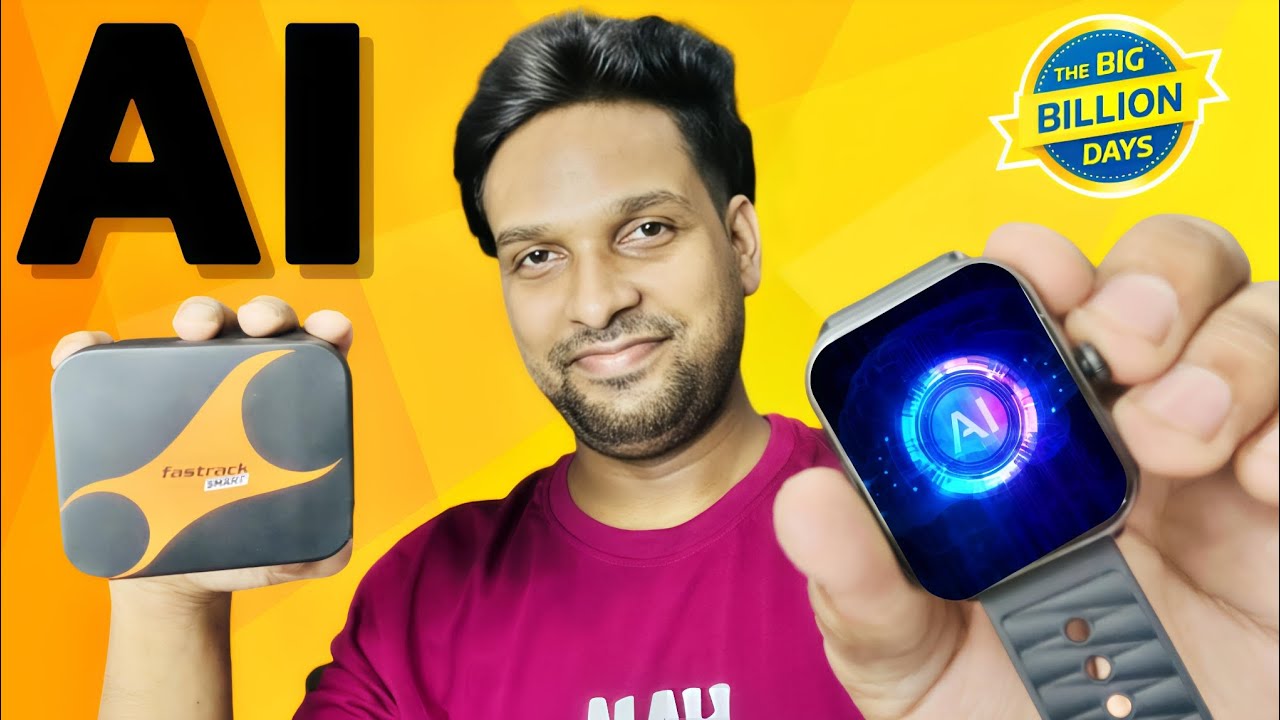 Fastrack MYND Ai Watch ⚡ Review and unboxing | New launch | Amoled Curved display | Techpoke 