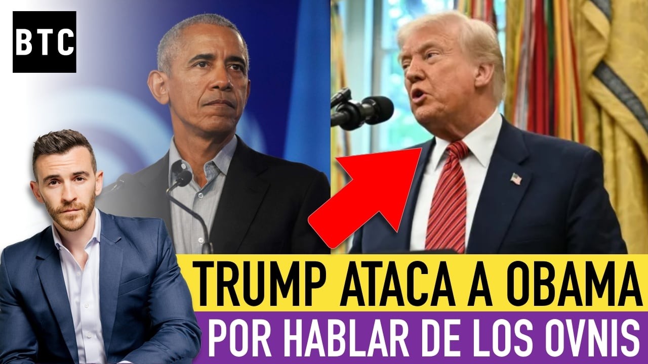 TRUMP ATACA A OBAMA por hablar de OVNIS y emite anuncio impactante
