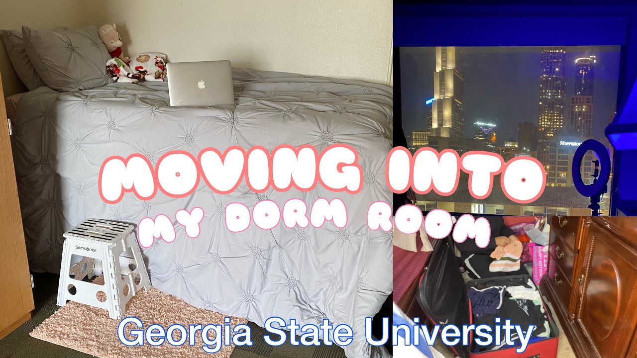 moving in to my dorm room! (dorm haul, packing + dorm tour) Georgia State University • Spring 2021