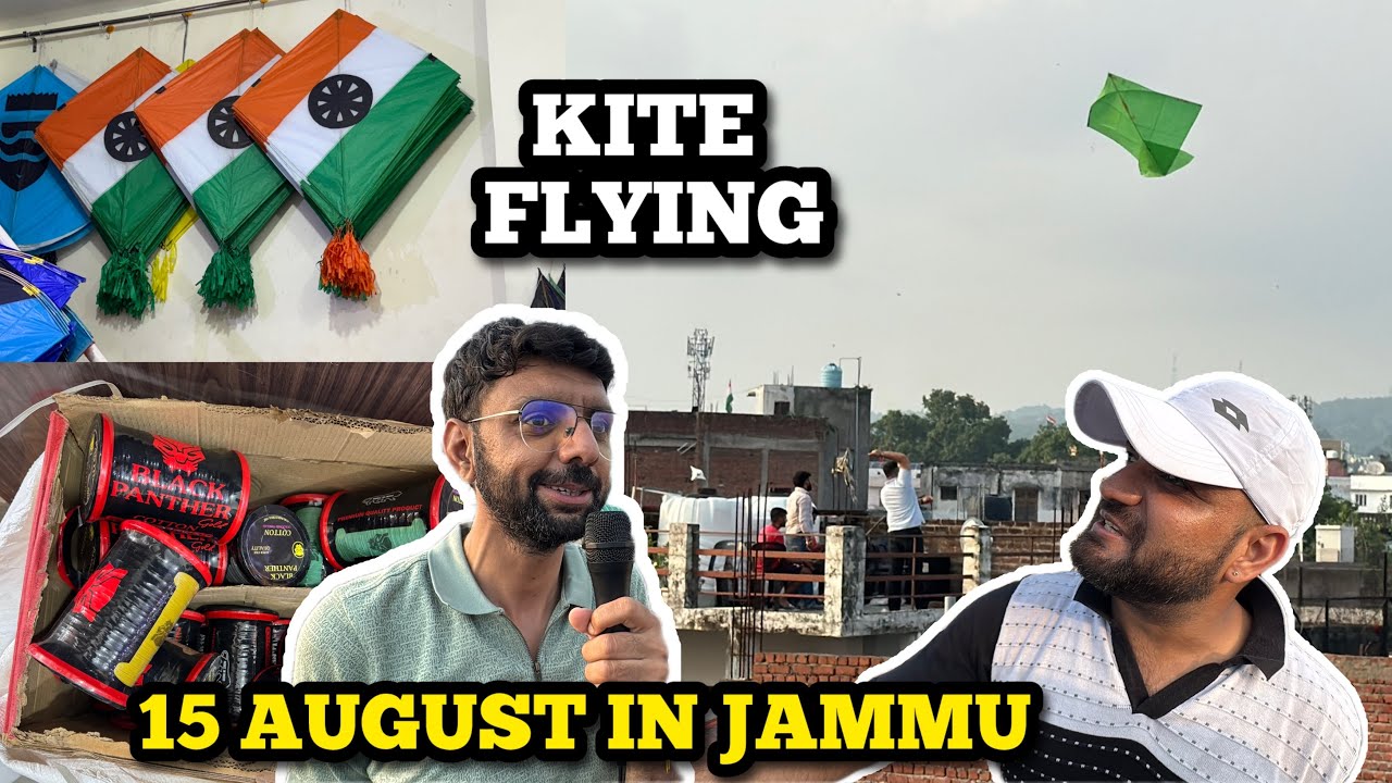Independence Day Kite Flying in Jammu | 15th August 2025 Celebrations | KITE SHOPPING IN JAMMU