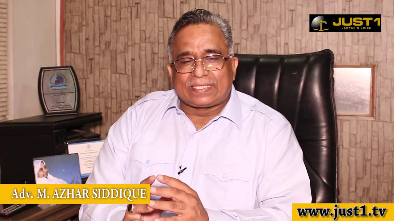 Adv. Azhar Siddique, Voice of Lawyers with #Just1TV