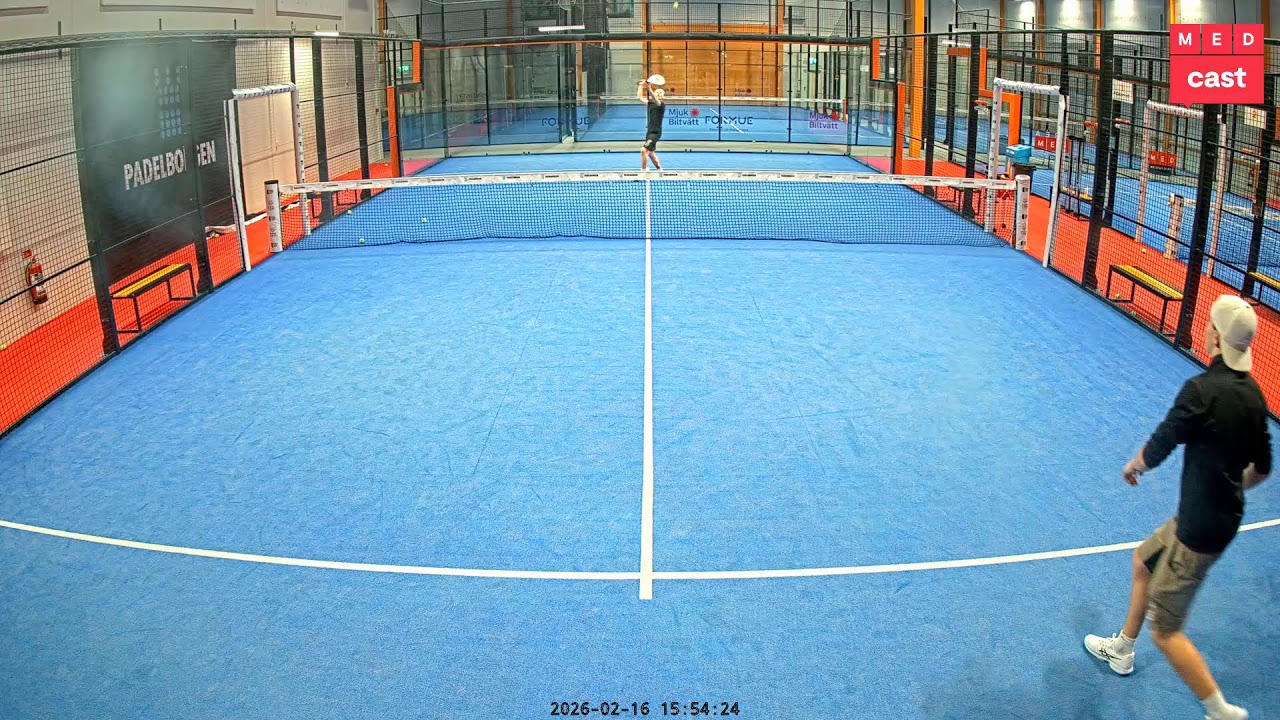 MEDcast - Padelborgen , Mölnlycke - Bana 1 - 2026-02-16 15:11