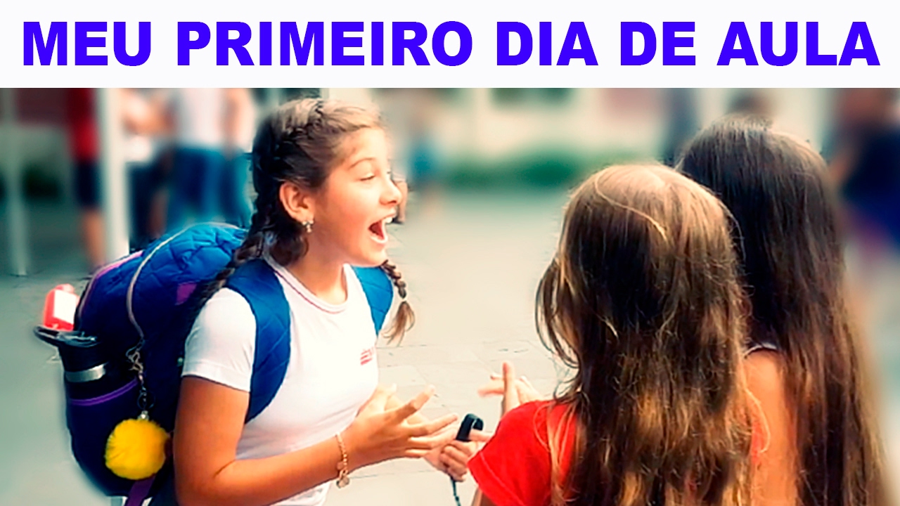 MEU PRIMEIRO DIA DE AULA - Mileninha - 10 anos