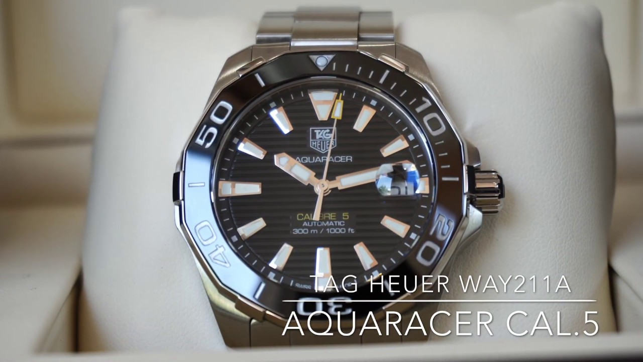 Tag heuer Aquaracer Way211A 41mm. Calibre5 Automatic