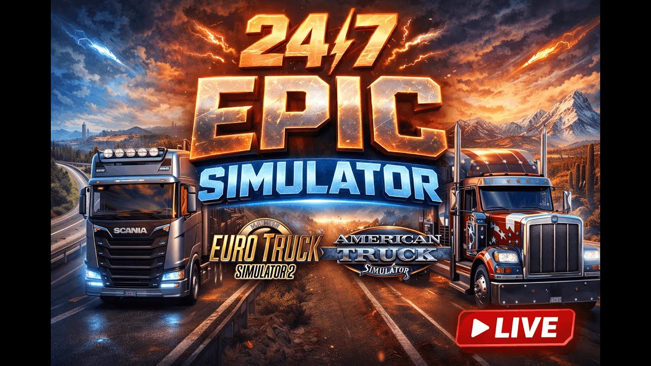 🔥 ETS2 & ATS 24/7 | El Mejor Stream de Camiones