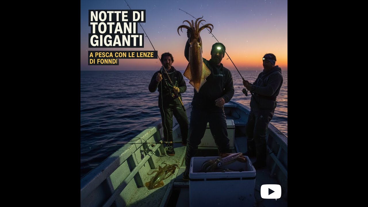 Pesca ai Totani - Terrasini 10/06/2017 Isaaaaaaaaaaaaa!!