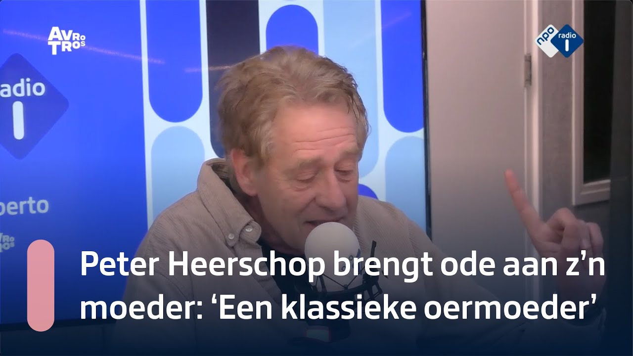 Columnist Peter Heerschop deelt lintje uit aan zijn overleden moeder | NPO Radio 1