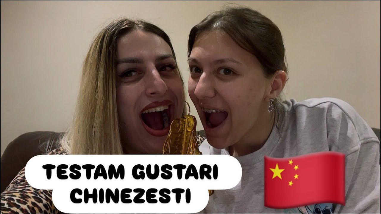 PARTEA 2 : Mănânc gustări chinezești pentru prima dată! 🥢 Reacții reale 😂
