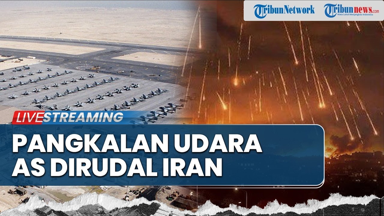 🔴Rudal Iran Hantam Pangkalan Udara AS di Al-Kharj, Jet Tempur F-35 & F-16 Washington Terbakar