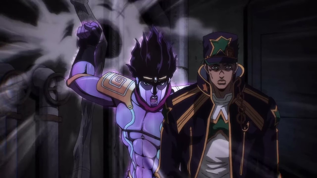 Star Platinum's first ORA in Stone Ocean