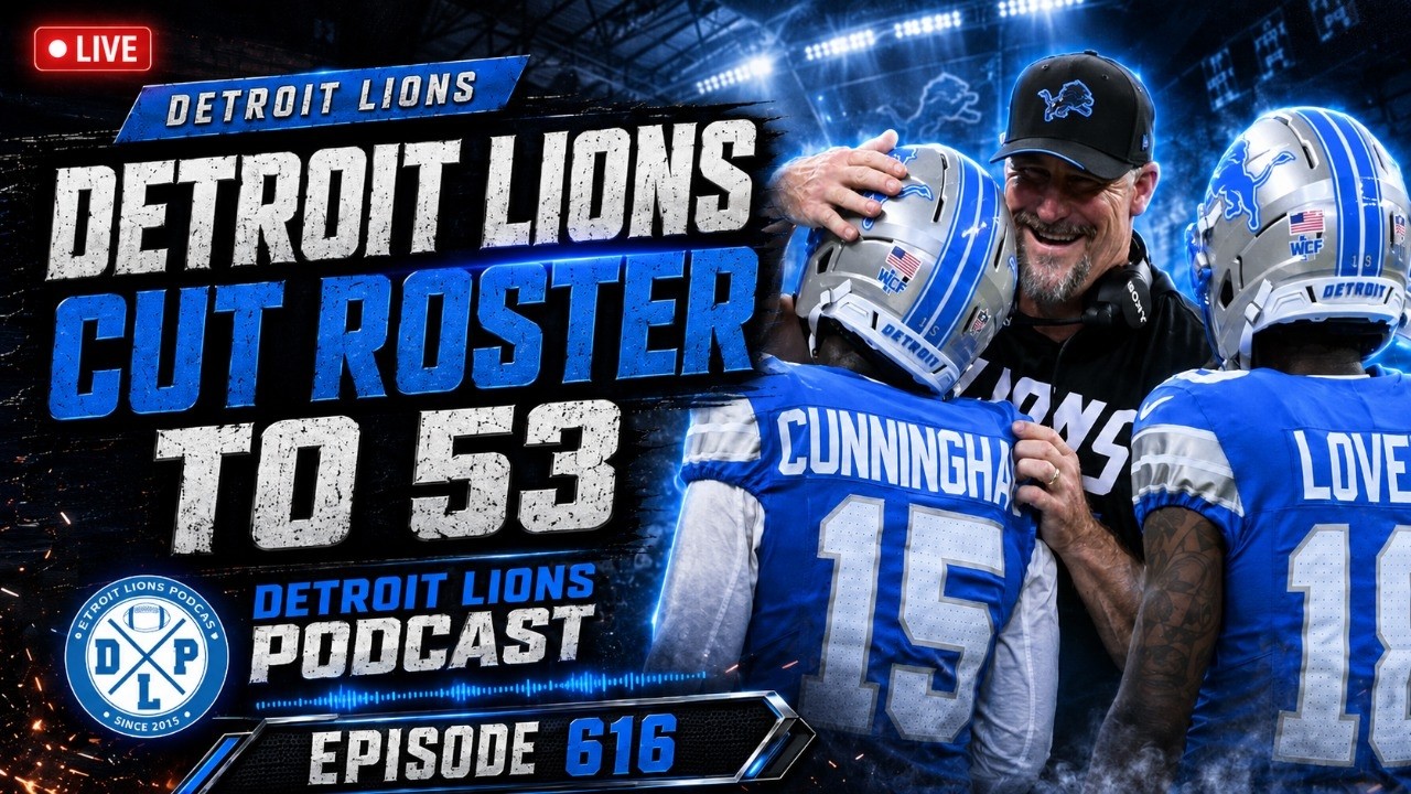 Detroit Lions сокращают состав до 53 человек | Подкаст Detroit Lions