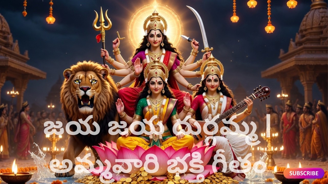 Jaya Jaya Durga Amma | Navaratri Devotional Song  జయ జయ దుర్గమ్మ | అమ్మవారి భక్తి గీతం
