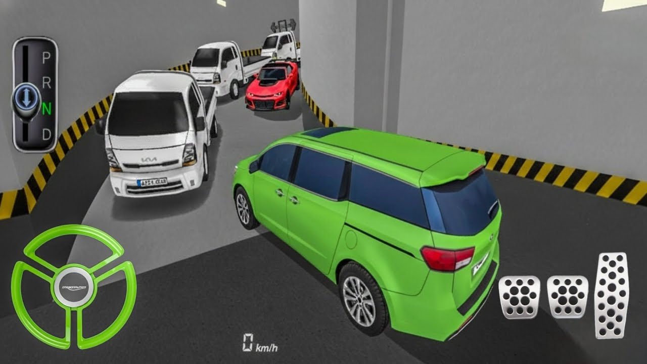New Carnival Car Stuck In Parking Garege & Unlimited Cars Parking - 3D Driving Gameplay 