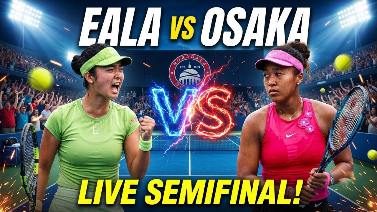  LIVE: Alex Eala vs Naomi Osaka | DC Open 2026 Semifinal 🔥 First Ever Showdown! 🇵🇭🇯🇵