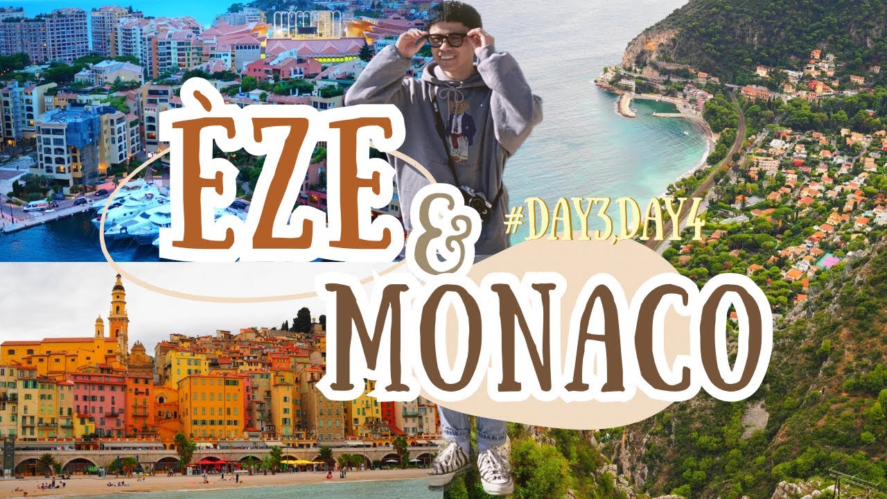 【絶景】世界遺産エズ村🇫🇷と世界で2番目に小さいモナコ🇲🇨に行って絶景を見ることができました！