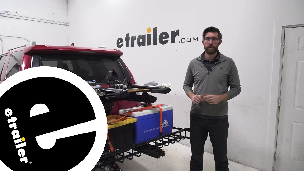 Set up: Yakima EXO Swing Away Ski and Snowboard Carrier w/ Cargo Carrier on a 2015 Toyota 4Runner