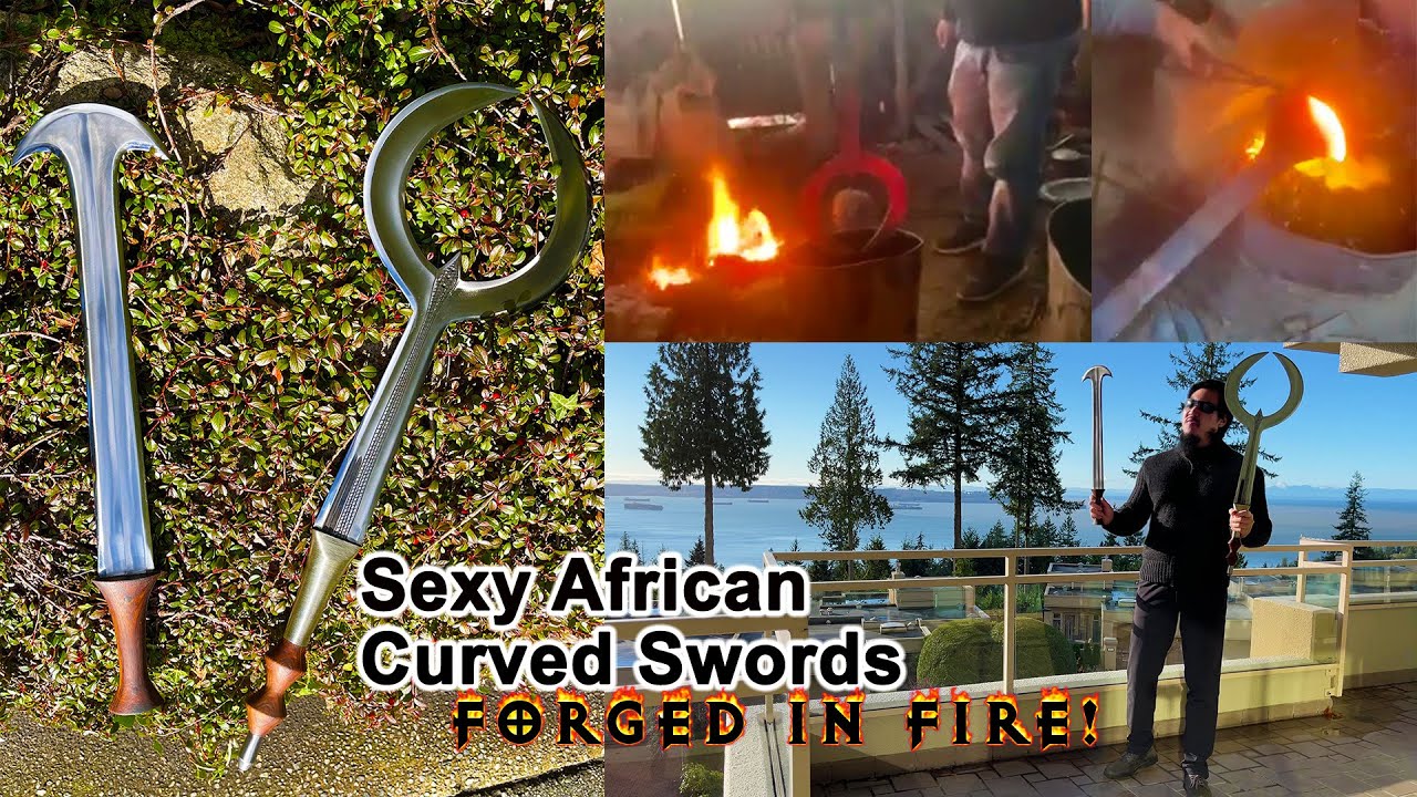 African Swords Forged in Fire! Congolese Ikakalaka and Ngombe Ngulu by Purna Darnal (GGK) Review