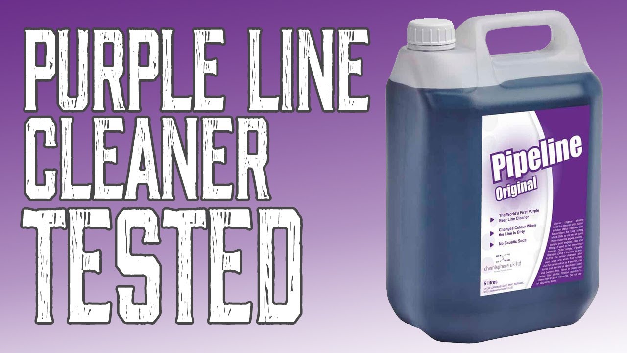 Pipeline Original - протестировано средство для очистки пивных линий Purple!