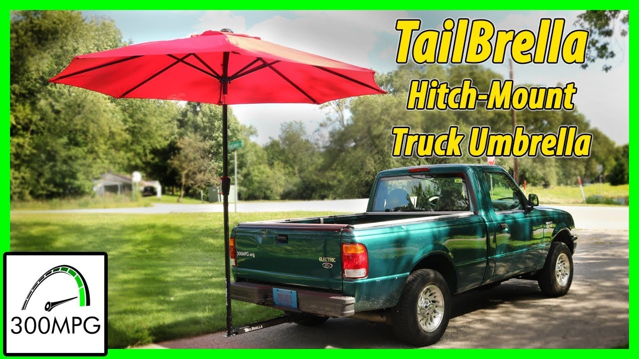 Tailbrella Review | Truck Hitch-Mount Patio Umbrella