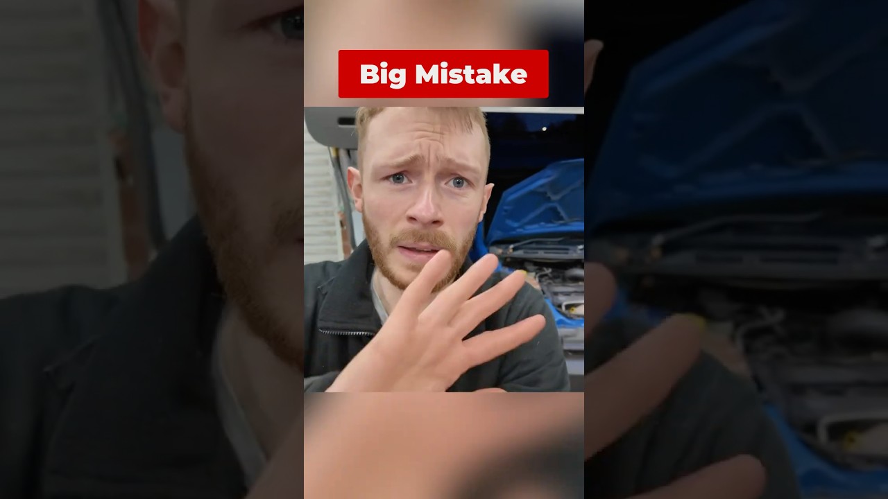 Я забыл ОДНУ вещь... 🤦&zwj;♂️💥🚐 #автомобильныенеудачи #механическиенеудачи #неудачисвоимируками