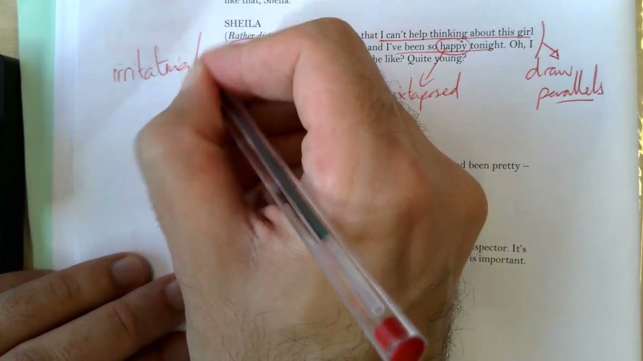 An Inspector Calls Act 1 Part 4