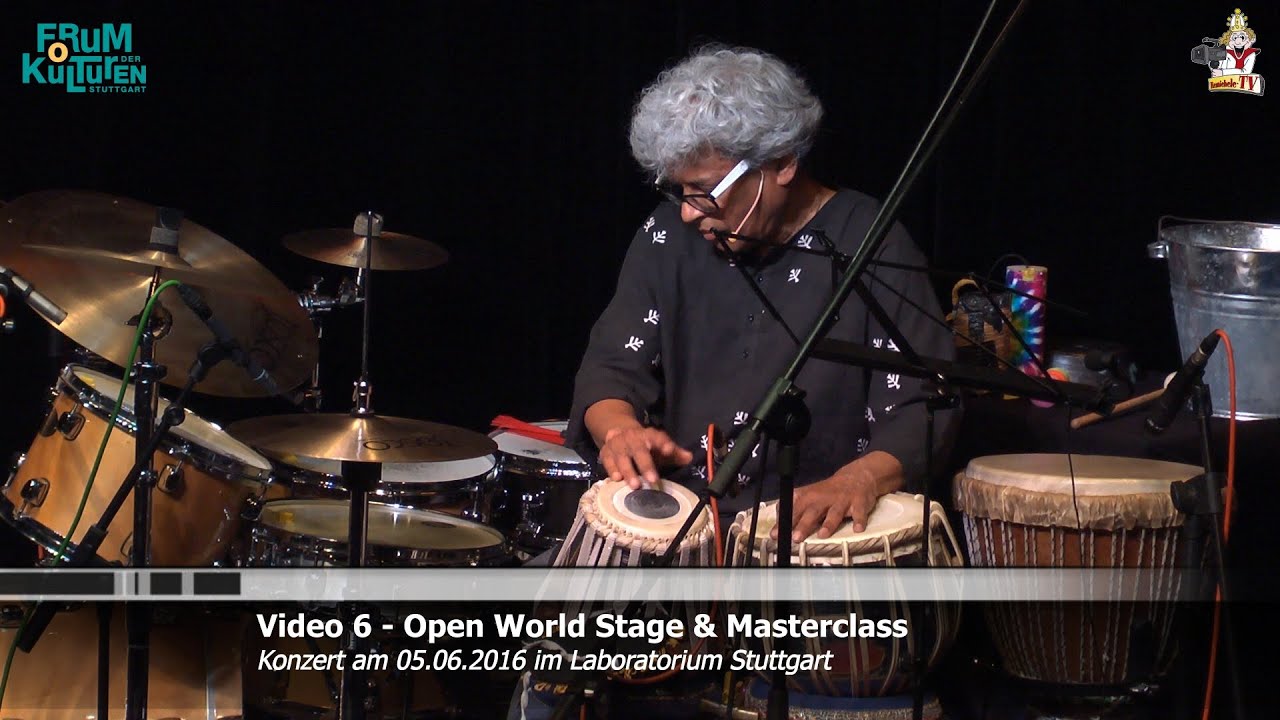 Trilok Gurtu - Percussion Solo 1 - Open World Stage 2016 Konzert @ Laboratorium Stuttgart