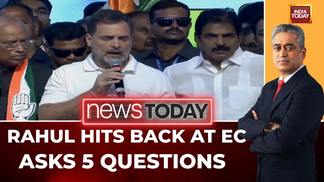 Rahul Gandhi vs Election Commission: Rahul Gandhi Poses 5 Questions on 'Vote Chori' | India Today